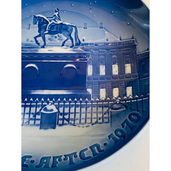 Vintage 1970 Bing & Grondahl Annual Christmas Plate The Royal Palace Amalienborg - Picture 9 of 12